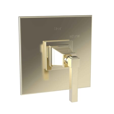 Newport Brass Shower Trim Plate W/ Handle. Less Showerhead, Arm And Flange, Gold 4-3144BP-24A